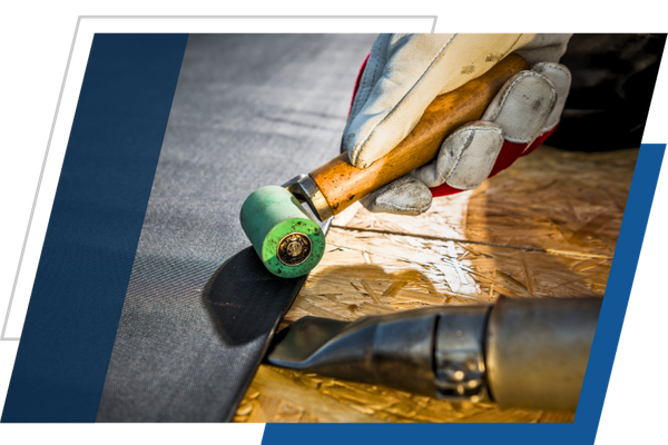 EPDM Rubber material installed