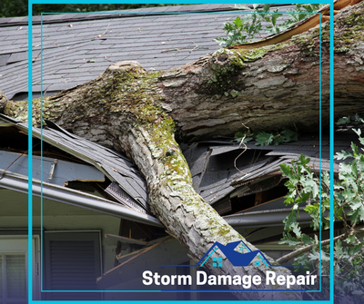 Kirby's Roofing and Custom Homes Storm Damage Roof Repair