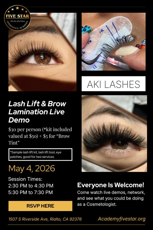 Aki Lash Lift & Brow Lamination Demo
