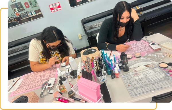 Acrylic nail training class