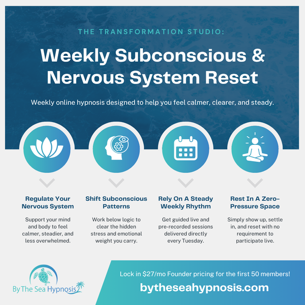 The Transformation Studio: Weekly Subconscious & Nervous System Reset