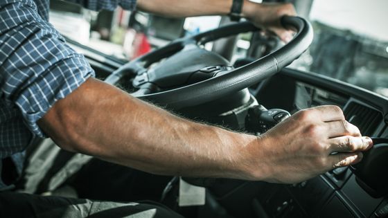 image of a truck driver