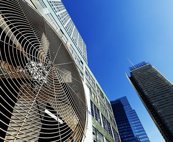Image of an HVAC unit in New York