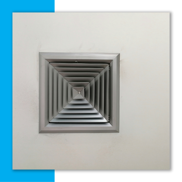 A ceiling air vent.