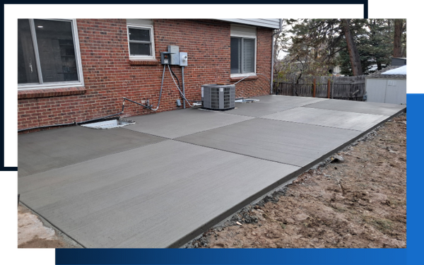 image of a concrete patio