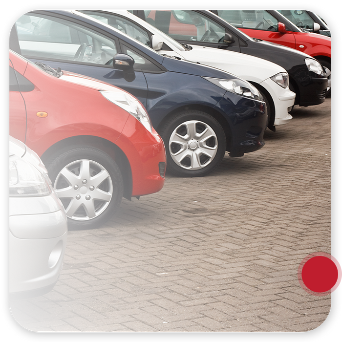 rental cars parked rental cars parked