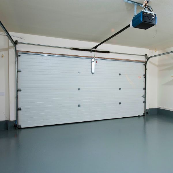 weatherproofed and sealed garage door