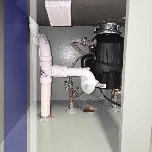 garbage disposal installation