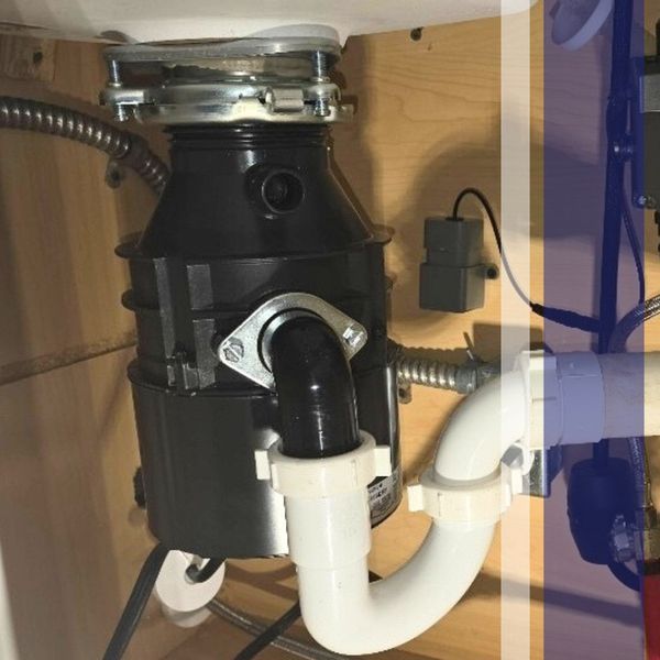 New garbage disposal installation