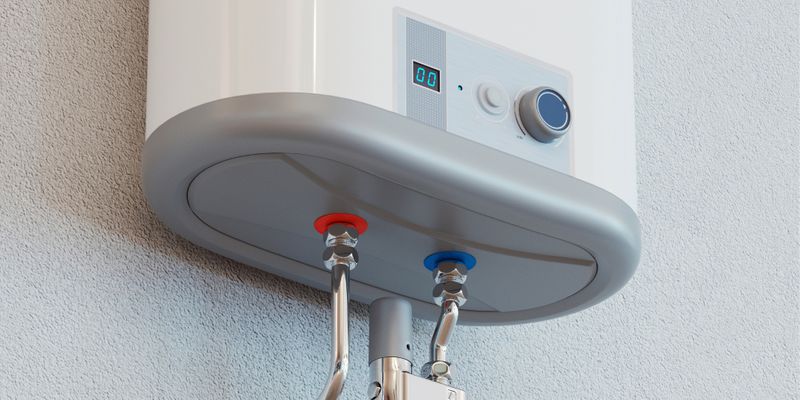 image of a tankless water heater