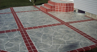 concrete patio design 