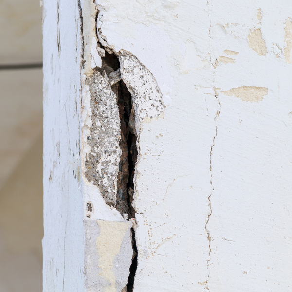 Cracks need to be sealed so wasps cannot make nests inside of the walls.