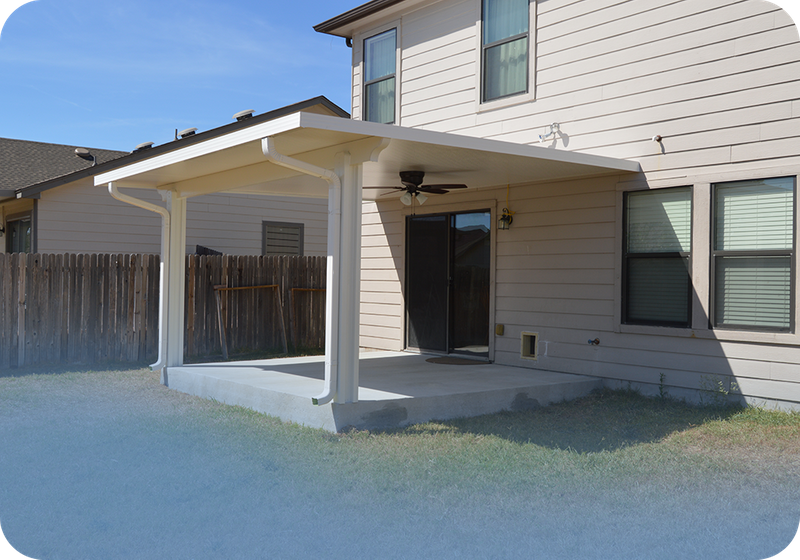 Patio Covers Skilled Contractors In Texas Americraft Siding And Windows - Types Of Roofs Over Patios