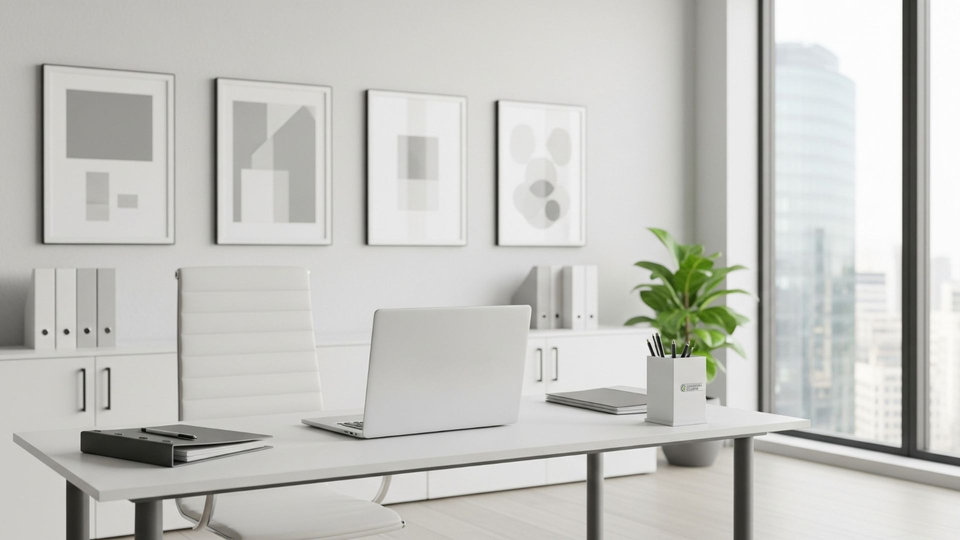 Professional and clean office environment