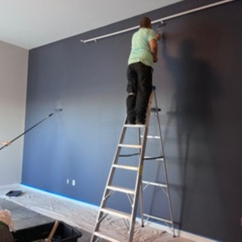 Drywall painting