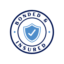 BONDED AND INSURED badge