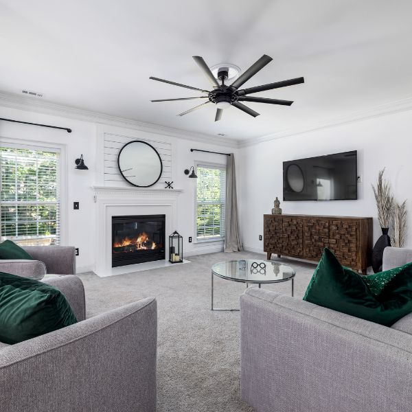 clean living room carpet