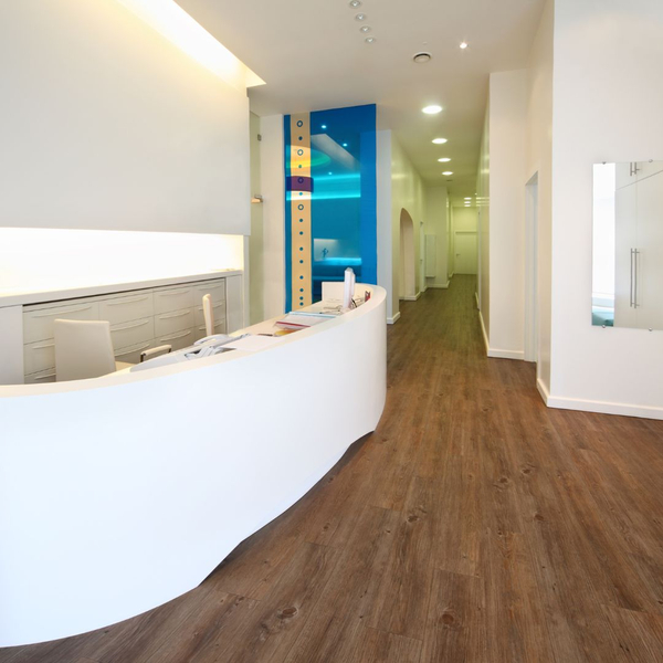 reception desk of a business reception desk of a business