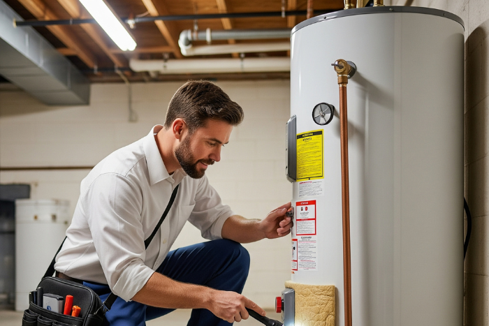 Water heater service