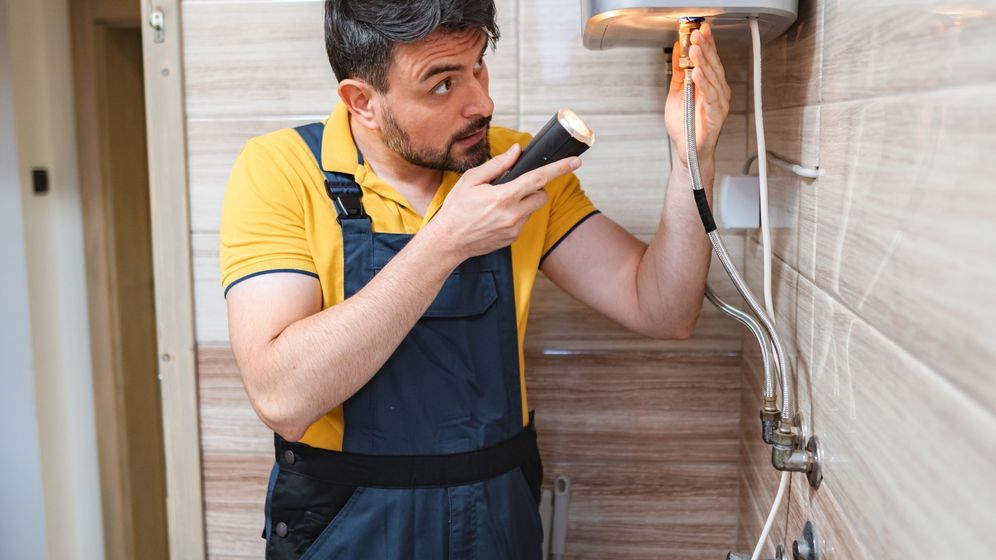water heater inspection