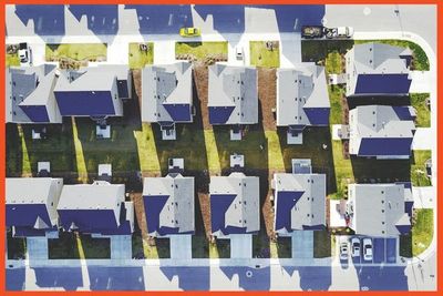 overhead view of North Dallas neighborhood overhead view of North Dallas neighborhood