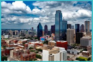 skyline of North Dallas Texas