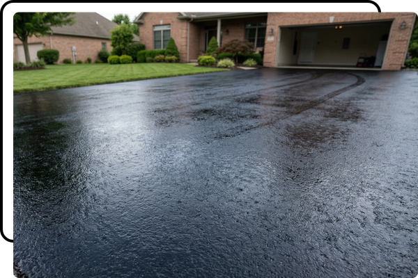 wet oil-based sealcoating