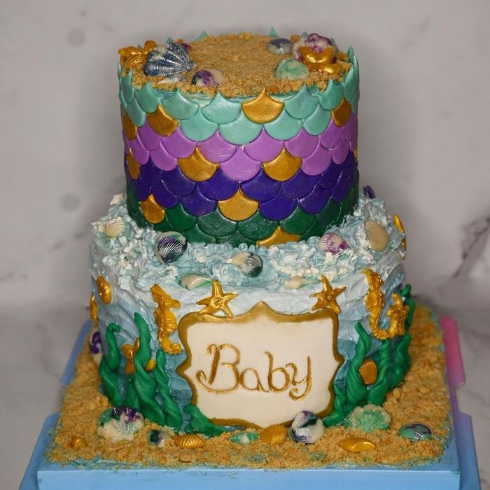 Custom baby cake