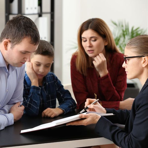 couple planning with attorney