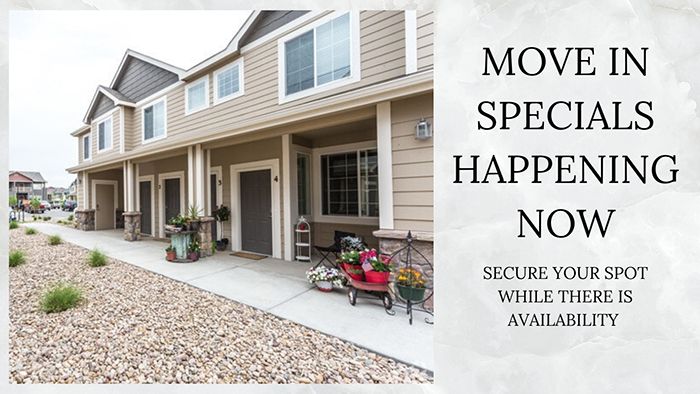 Move In Specials Happening NOW!