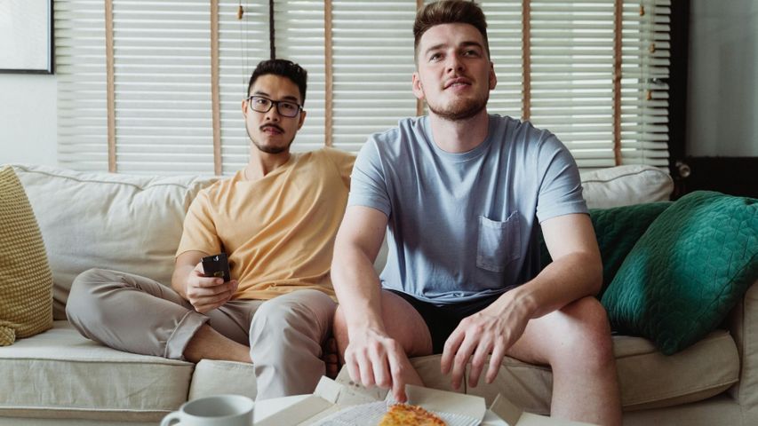 roommates watching tv