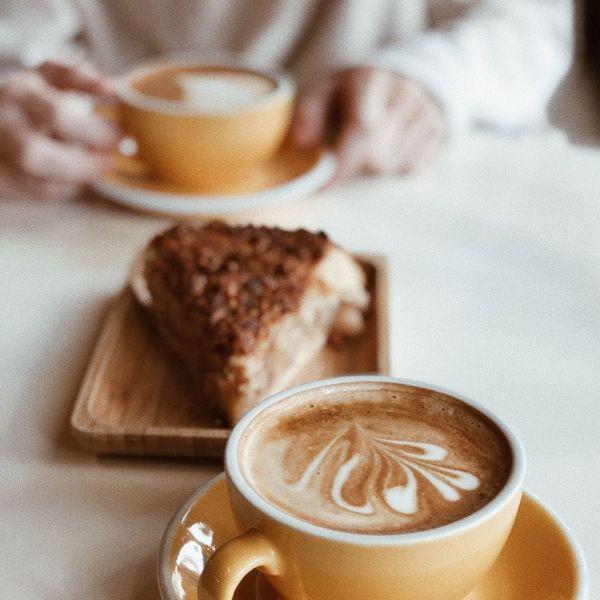 coffee at a coffee shop