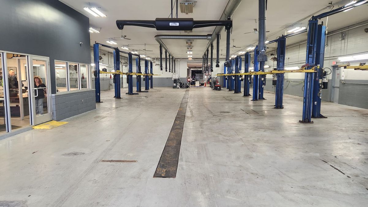 Automotive Showroom Flooring
