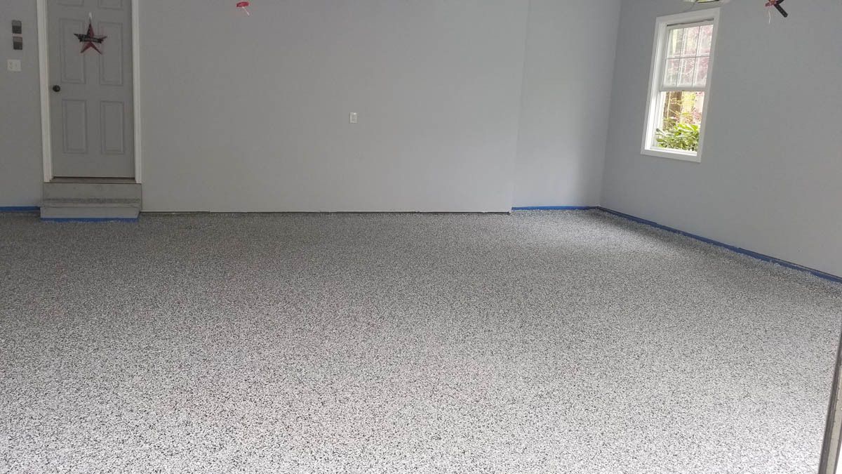 garage epoxy installation