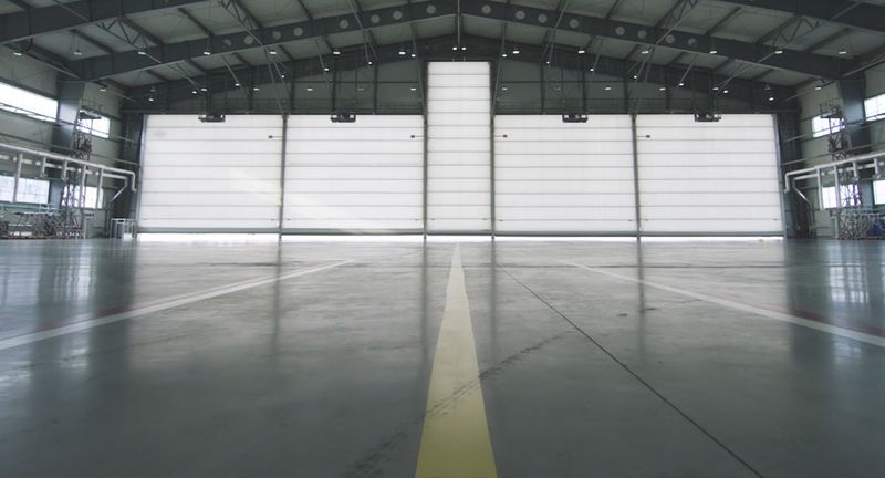 Aviation Hangar Epoxy Flooring