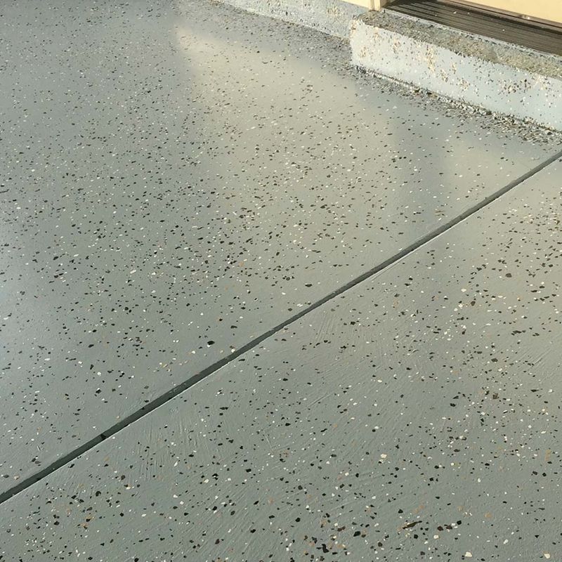 refinished concrete floor