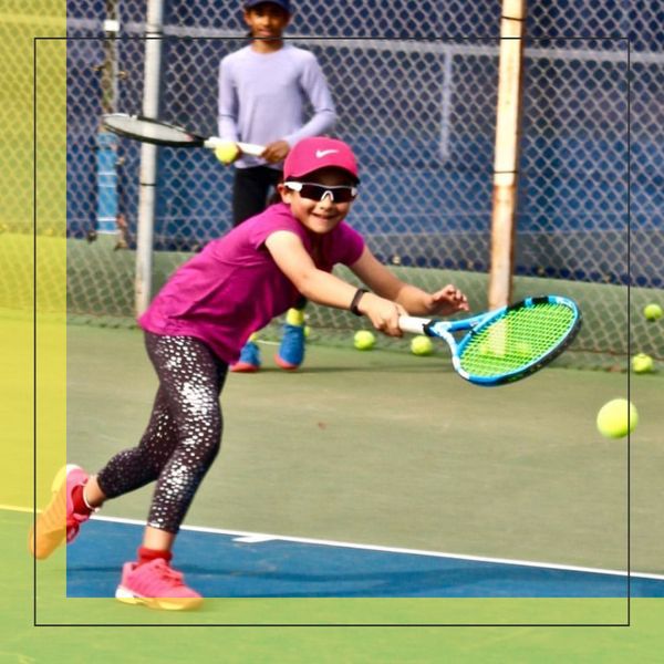 Child tennis player