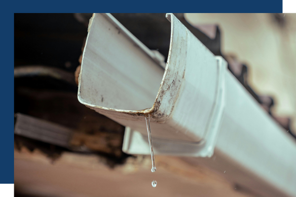 leaking gutter