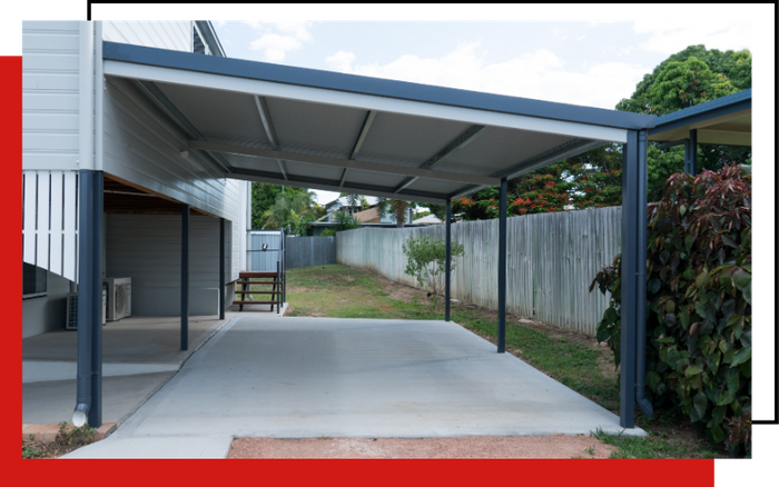image of a car port