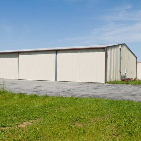 image of a metal storage facility