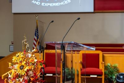 church screen setup