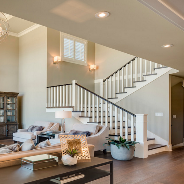 living room stairs