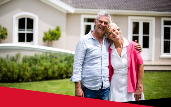 image of seniors selling a home