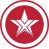 Red icon of the TEXIT star logo enclosed in a circle.