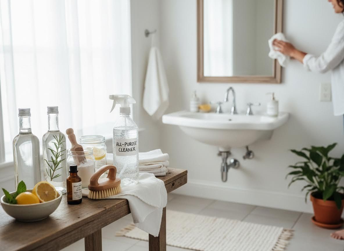 Natural and Eco-Friendly Bathroom Cleaning Supplies