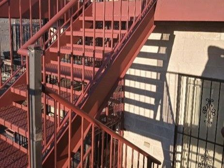 Old Town Chicago Fire Escape Stair Installation
