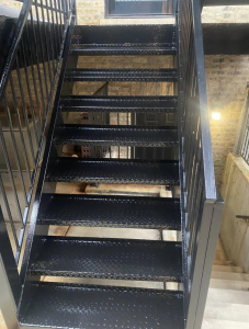 Fire Escape Stair in West Ridge, Chicago