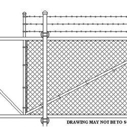 Chicago chain link fence gate Chicago chain link fence gate