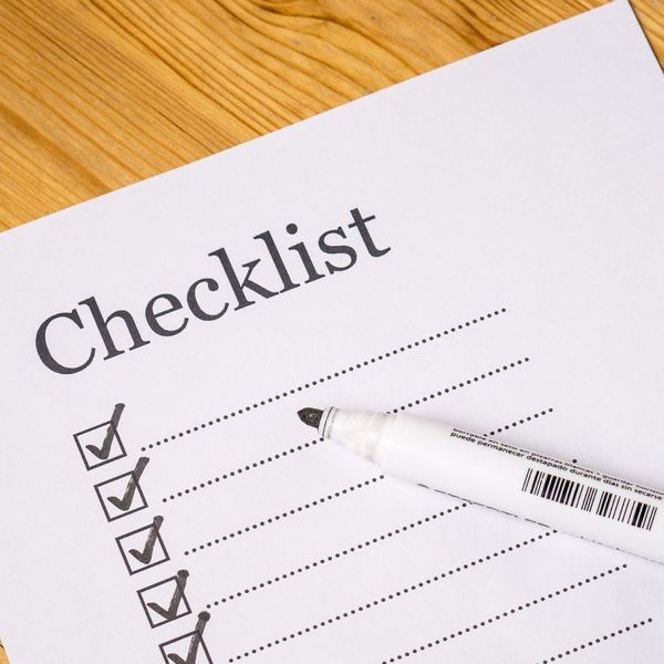 a checklist