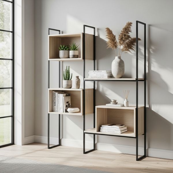 Modern shelving unit